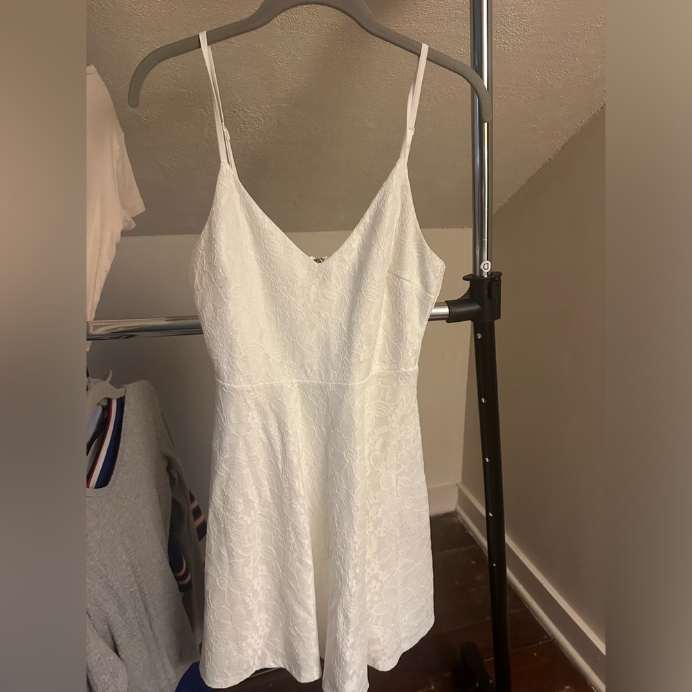 lulus white lace dress